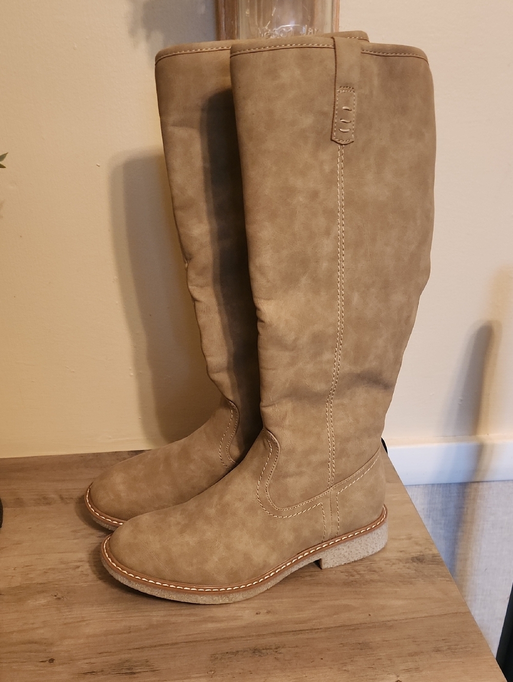 Classic Tall Taupe Women's Riding Boots